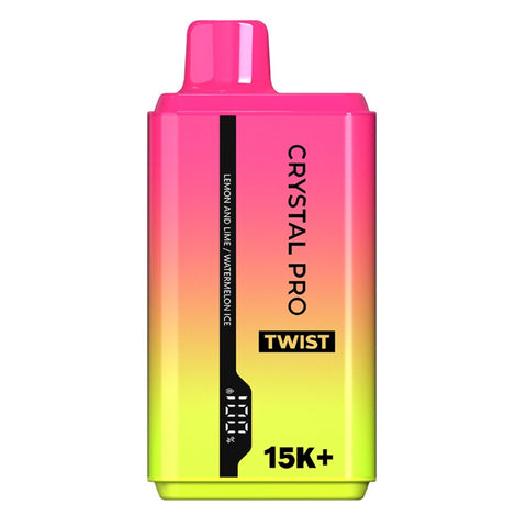 The Crystal Pro Twist 15000 Puffs Disposable Vape Box of 10 - Vape & Candy Wholesale