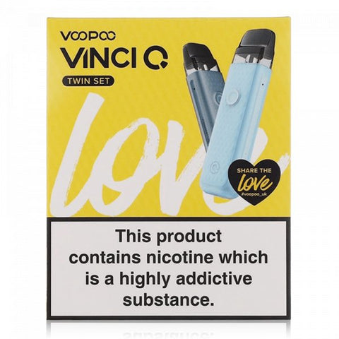 Voopoo Vinci Q Pod System Twin Set - Grey and Blue - Vape & Candy Wholesale