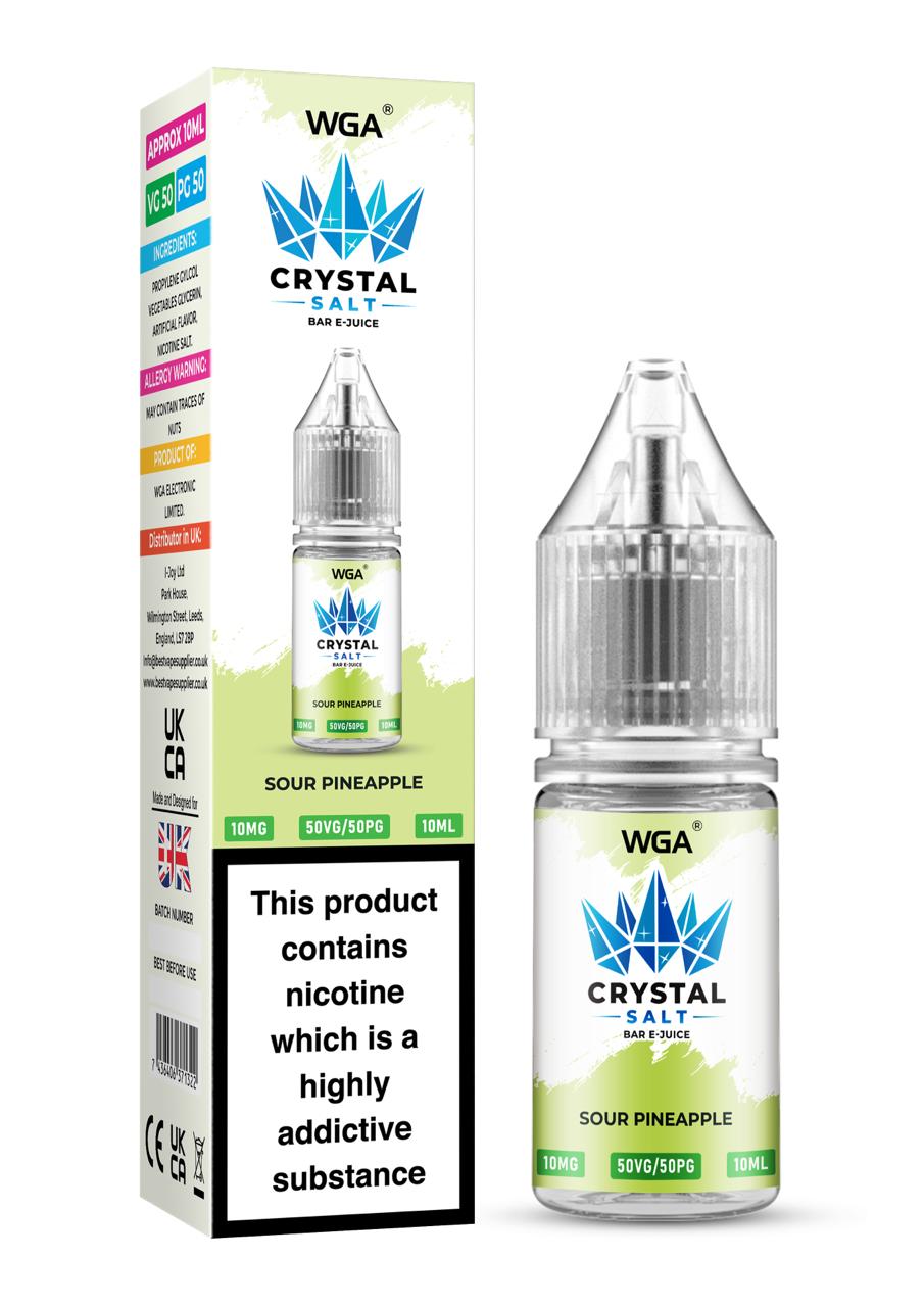 WGA Crystal Salt Disposable Vape – 600 Puffs | 20mg Nicotine Salt