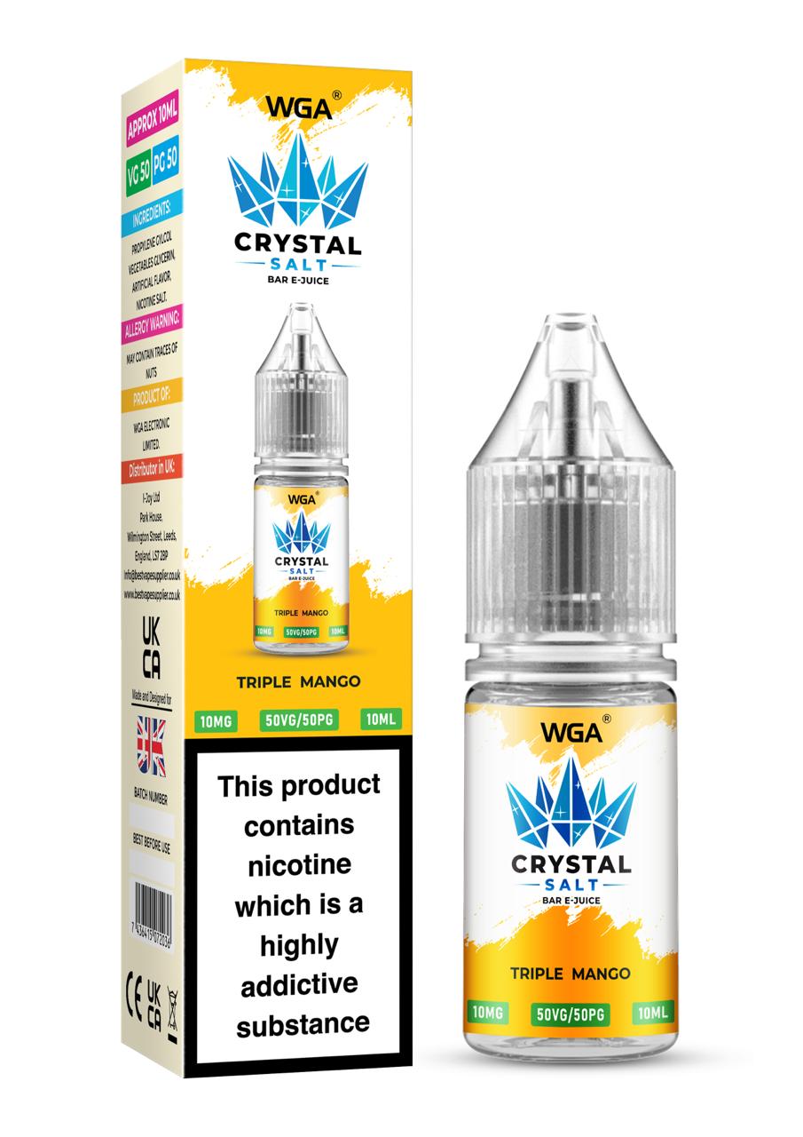 WGA Crystal Salt Disposable Vape – 600 Puffs | 20mg Nicotine Salt