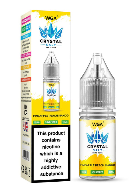 WGA Crystal Salt Disposable Vape – 600 Puffs | 20mg Nicotine Salt - Vape & Candy Wholesale