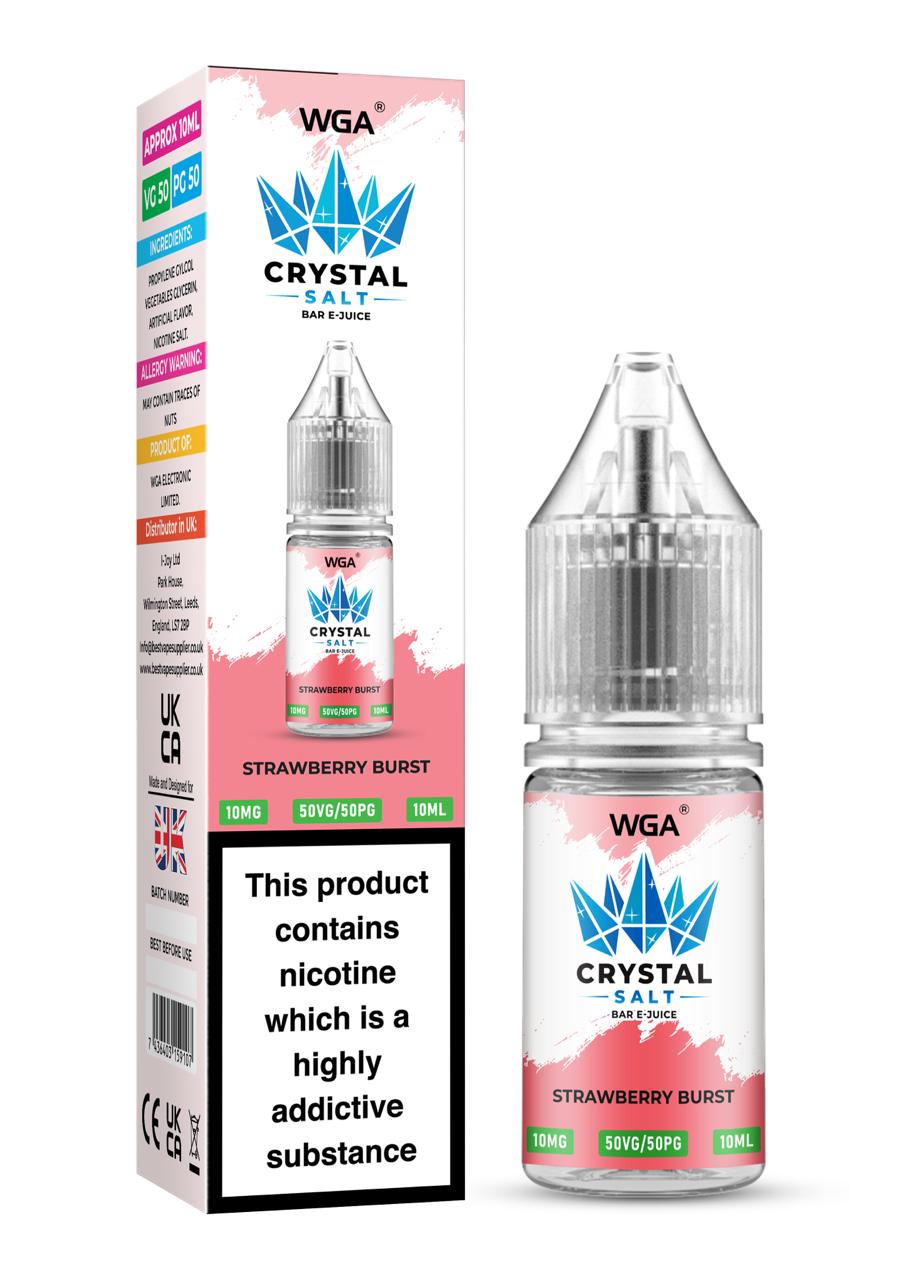 WGA Crystal Salt Disposable Vape – 600 Puffs | 20mg Nicotine Salt