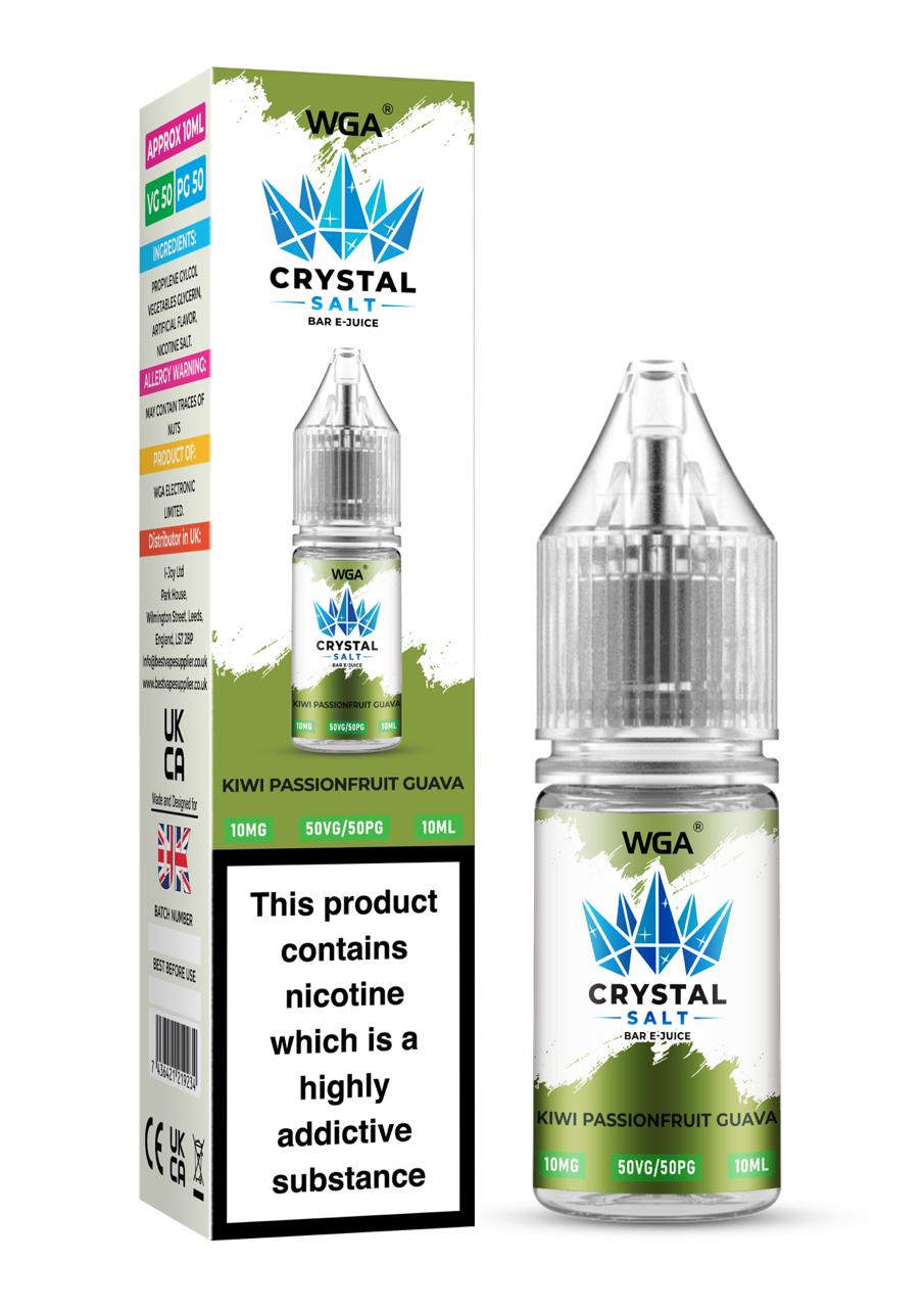 WGA Crystal Salt Disposable Vape – 600 Puffs | 20mg Nicotine Salt
