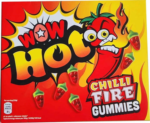 Wow Hot Chilli Fire Gummies 150g x 5pcs - Vape & Candy Wholesale