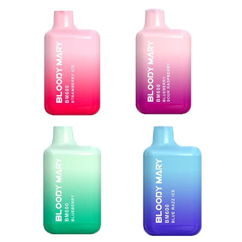 Bloody Mary BM600 Vape Pod Box of 10 - Vape & Candy Wholesale