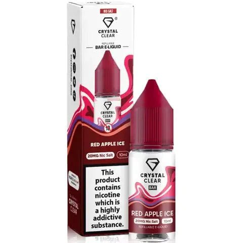 Crystal Clear Nic Salts 10ml- Pack of 10 - Vape & Candy Wholesale