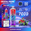 Crystal Prime 3D Effects 7000 Disposable Vape Puff Pod Box of 10 - Vape & Candy Wholesale