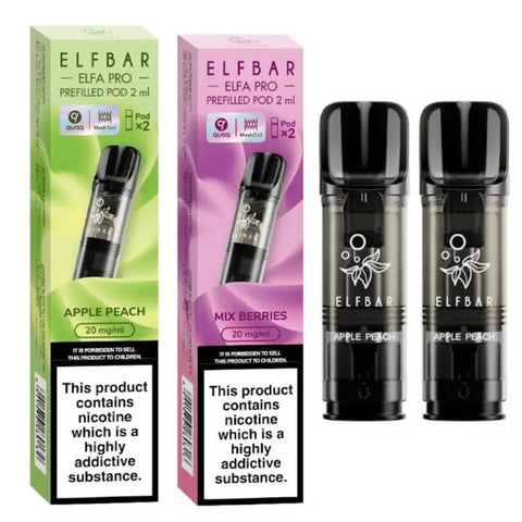 Elf Bar Elfa Pro Pods For Replacement - 2pack - Vape & Candy Wholesale
