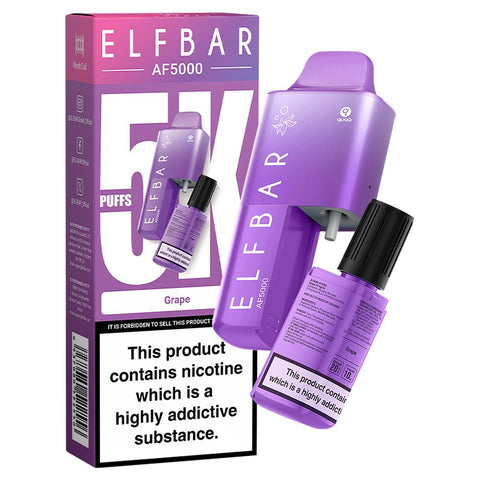Elfbar AF5000 Puffs Disposable Vape Device - Box of 5 - Vape & Candy Wholesale