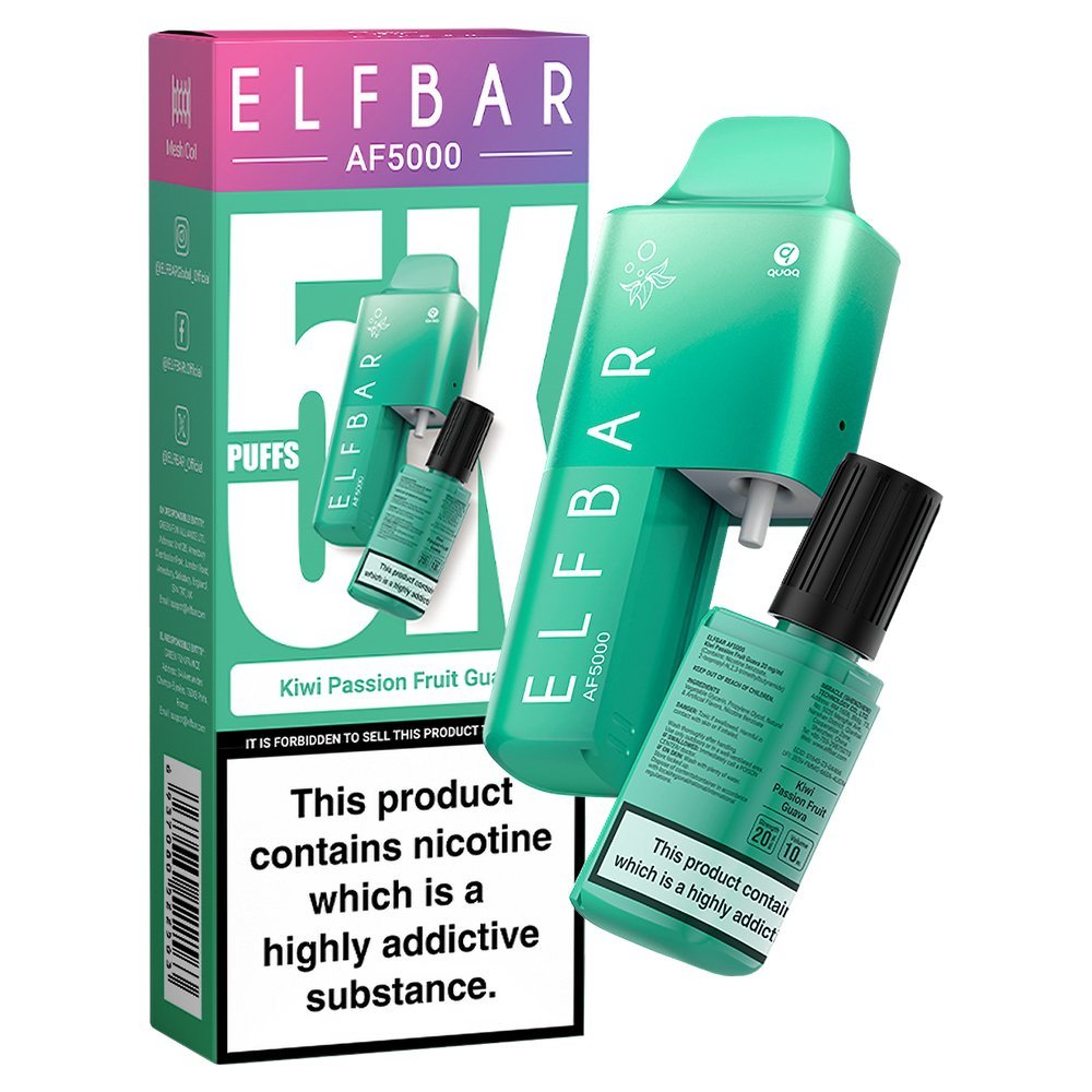 Elf Bar AF5000 Puffs Vape Device Kit (Pack of 5)