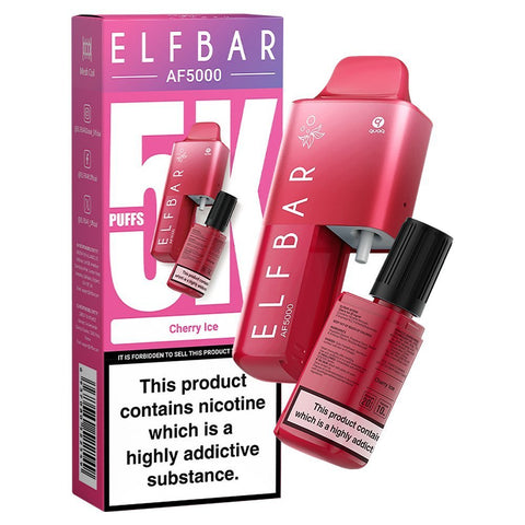 Elfbar AF5000 Puffs Disposable Vape Device - Box of 5 - Vape & Candy Wholesale