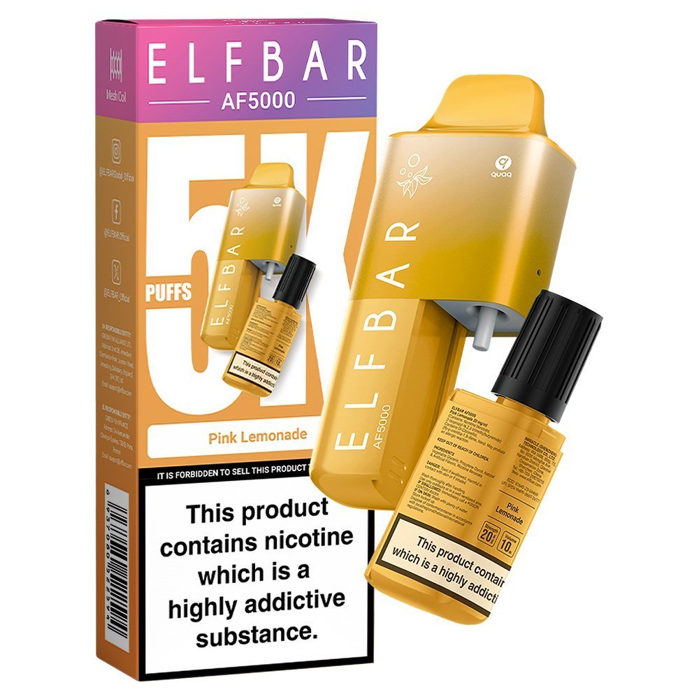 Elf Bar AF5000 Puffs Vape Device Kit (Pack of 5)