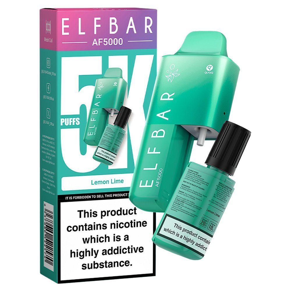 Elf Bar AF5000 Puffs Vape Device Kit (Pack of 5)