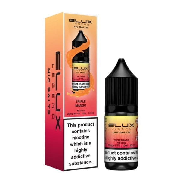 box of 10 elux liquid Elux Legend Nic Salts - 10ml E-liquids - Box of 10