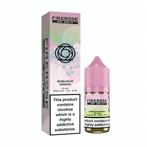 Firerose 5000 10ml Nic Salts E-liquids Box of 10 - Vape & Candy Wholesale