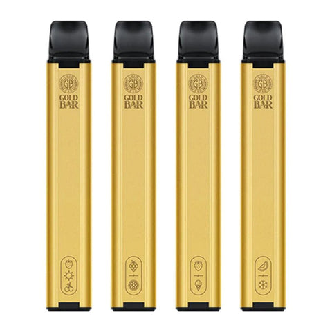 Gold Bar 600 Disposable Vape Puff Bar Pod Box of10 - Vape & Candy Wholesale