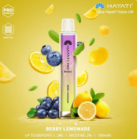 Hayati Mini Pro 600 Disposable Vape Puff Bar Pod Box of 10 - Vape & Candy Wholesale