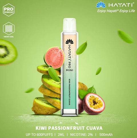 Hayati Mini Pro 600 Disposable Vape Puff Bar Pod Box of 10 - Vape & Candy Wholesale