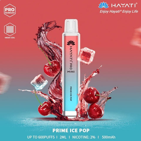 Hayati Mini Pro 600 Disposable Vape Puff Bar Pod Box of 10 - Vape & Candy Wholesale