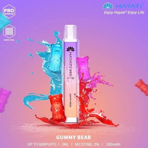 Hayati Mini Pro 600 Disposable Vape Puff Bar Pod Box of 10 - Vape & Candy Wholesale