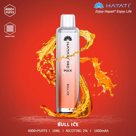 Hayati Pro Max 4000 Vape Kit (Pack of 10) - Vape & Candy Wholesale