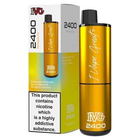 IVG 2400 Prefilled Disposable Vape Kit (Pack of 5)
