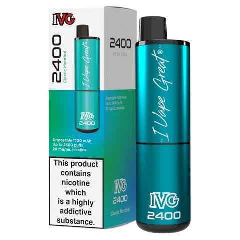 IVG 2400 Prefilled Disposable Vape Kit (Pack of 5)
