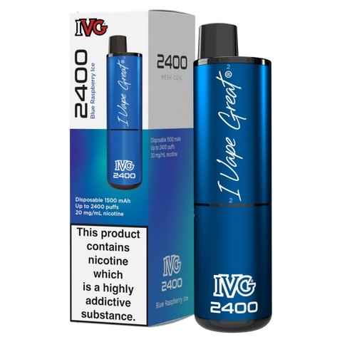 IVG 2400 Prefilled Disposable Vape Kit (Pack of 5)