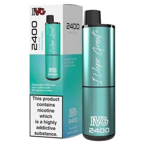 IVG 2400 Prefilled Disposable Vape Kit (Pack of 5)