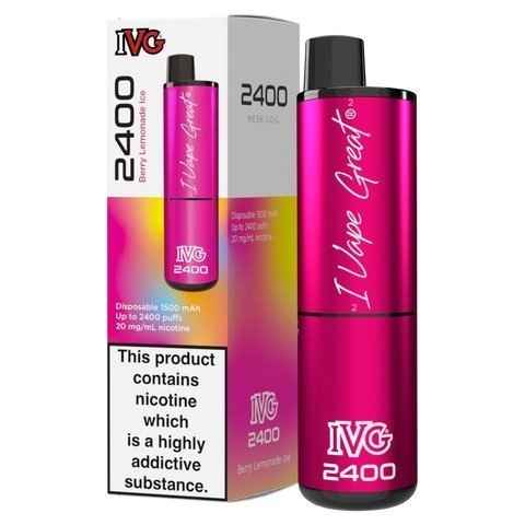 IVG 2400 Prefilled Disposable Vape Kit (Pack of 5)